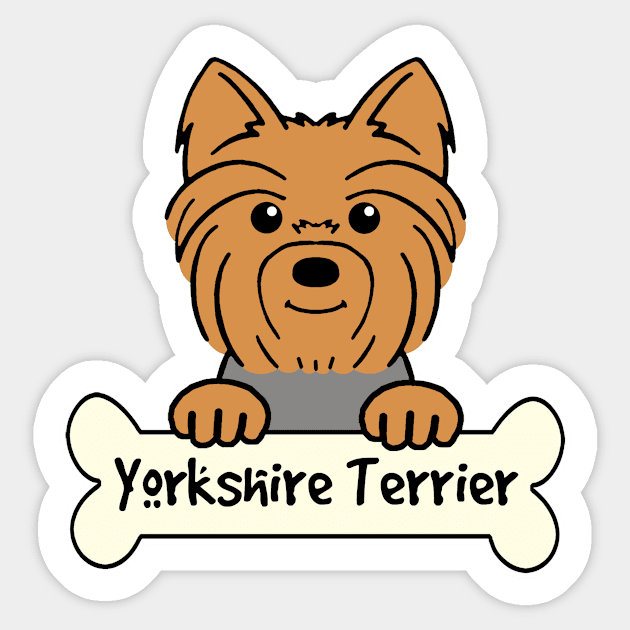Yorkshire Terrier Sticker by AnitaValle
